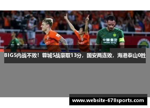 BIG5内战不败！蓉城5战豪取13分，国安两连败，海港泰山0胜